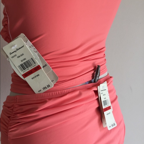 New Tommy Bahama swimsuit XS NWT $150 Peach - Picture 3 of 5